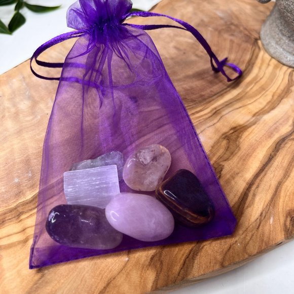 6 PK of Healing Crystals | Strength Beginner Pocket Crystals | Crystal Gift Set - Picture 10 of 11